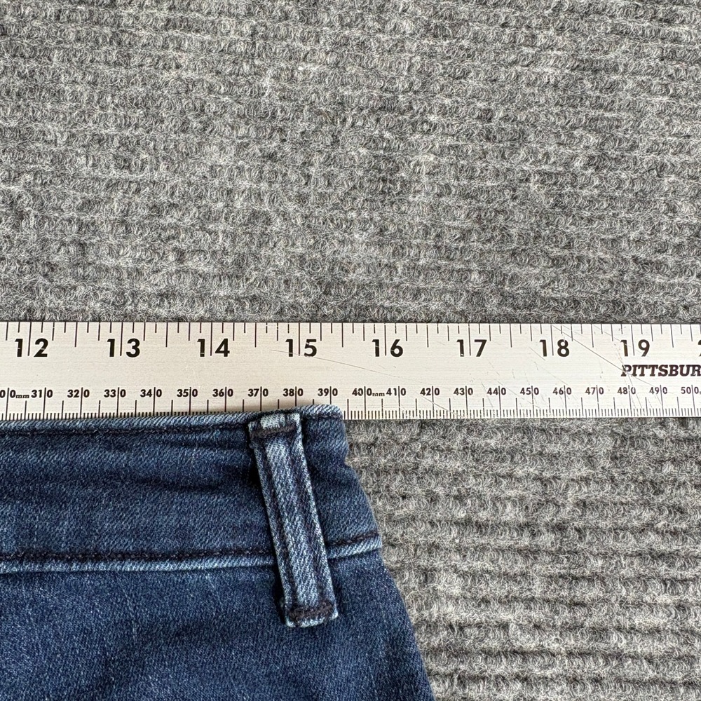 Sonoma Goods For Life Womens Dark Wash Wide Leg Denim Jeans Size 12 Blue - Picture 7 of 8